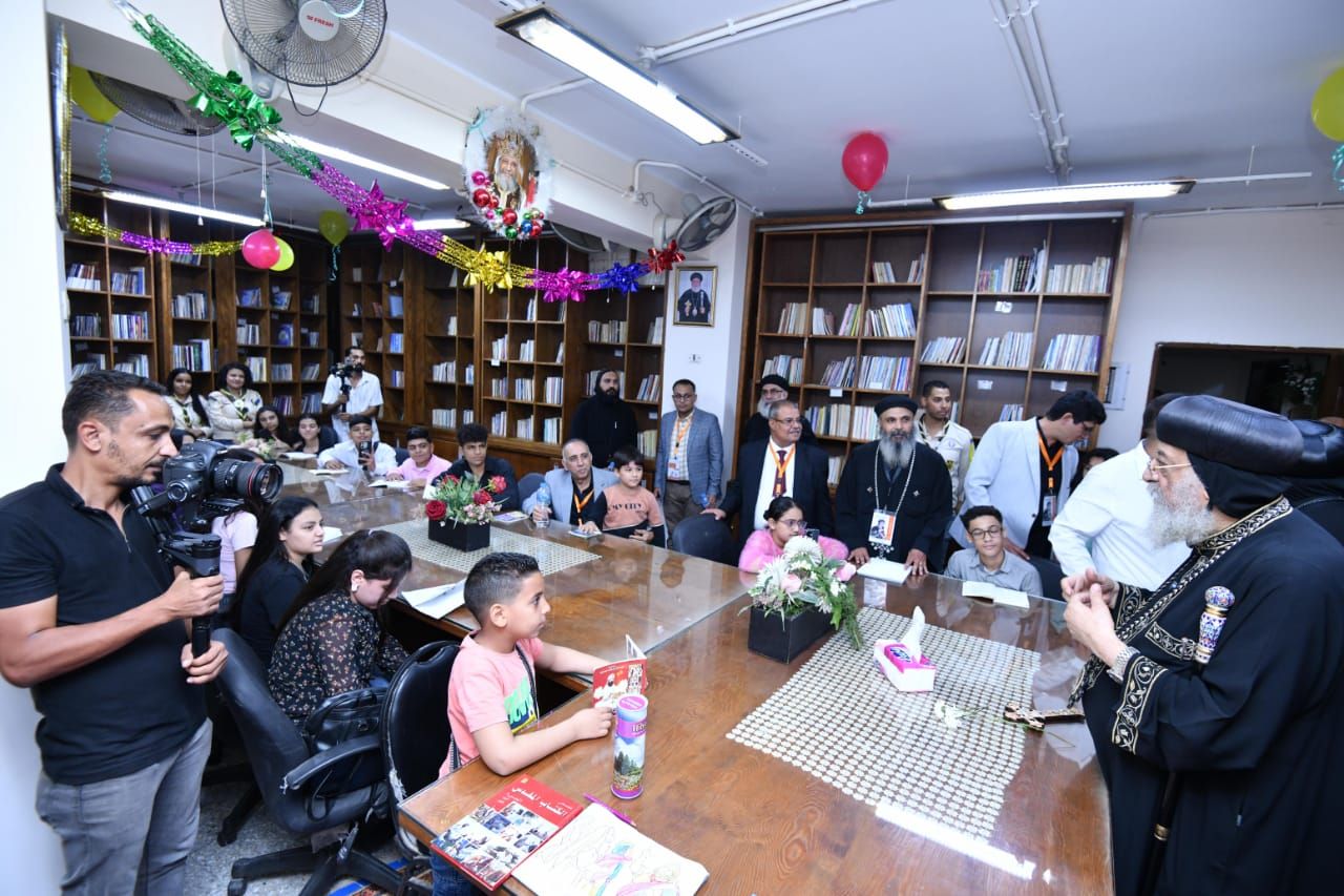 جانب من زيارة قداسة البابا