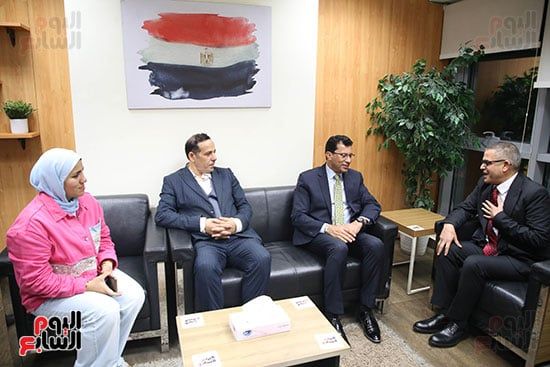 وزير الرياضة وحوار مع رئيس تحرير اليوم السابع وزير الرياضة وحوار مع رئيس تحرير اليوم السابع