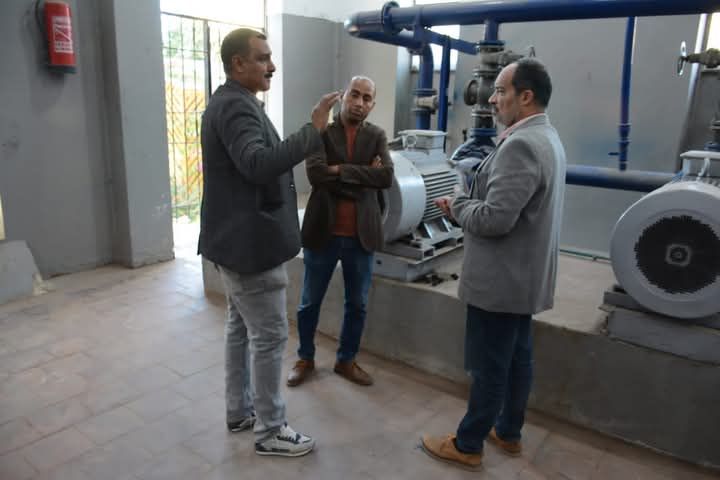 جانب من محطات المياه الكبري باسوان جانب من محطات المياه الكبري باسوان