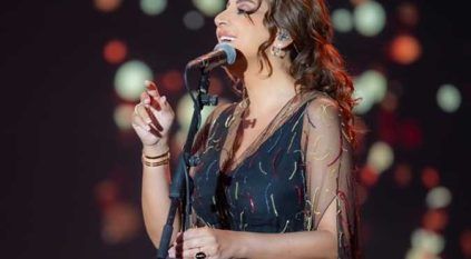 أول حفل لأنغام بعد خروجها من المستشفى