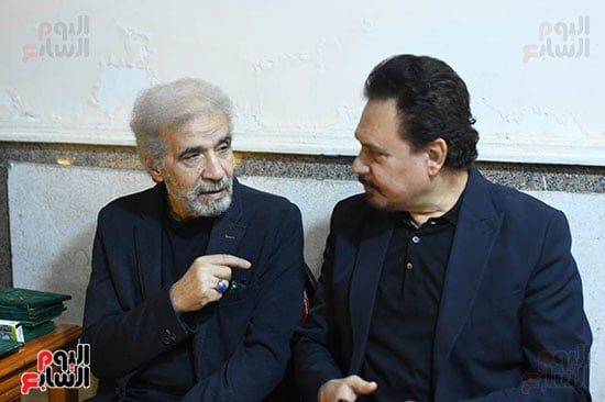 محمد رياض ومفيد عاشور يقدمان واجب العزاء محمد رياض ومفيد عاشور يقدمان واجب العزاء