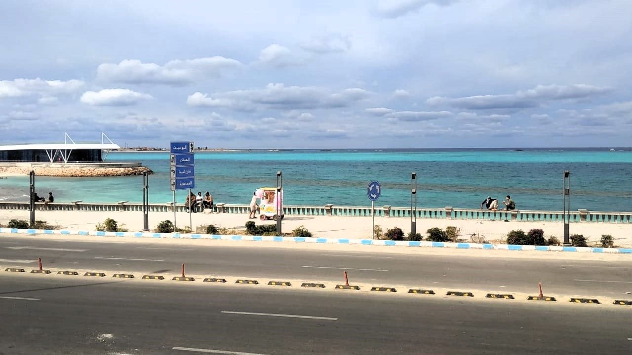 اجواء مميزة على كورنيش مطروح اجواء مميزة على كورنيش مطروح