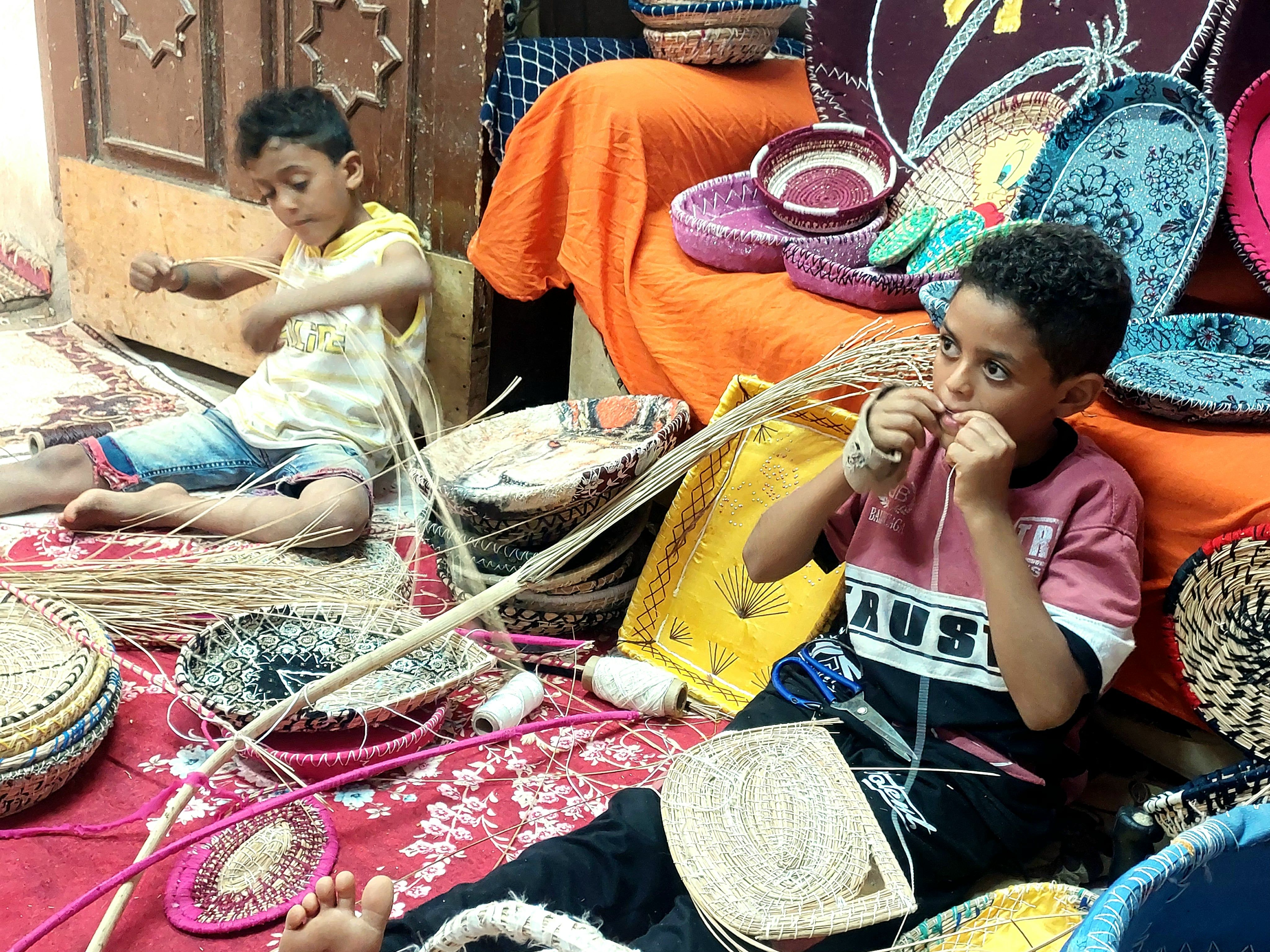 قطع فنية من عرجون النخيل فى الوادى الجديد (4) قطع فنية من عرجون النخيل فى الوادى الجديد (4)