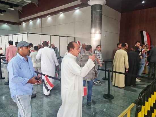 توافد-المصريين-على-الللجان توافد-المصريين-على-الللجان