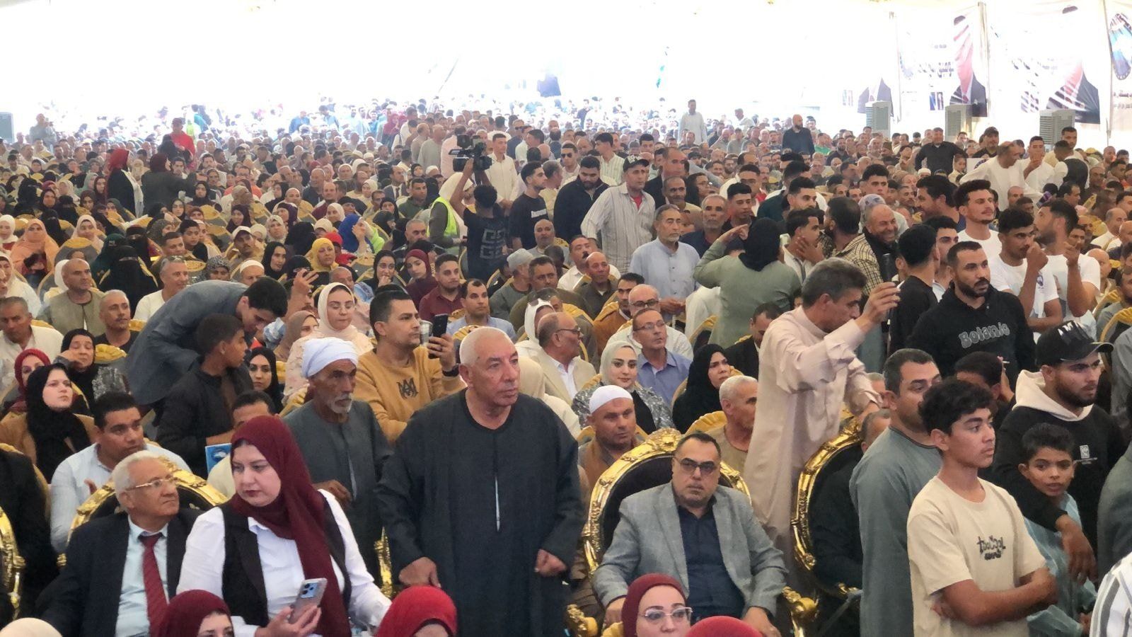 الحضور خلال المؤتمر الانتخابي لحزب مستقبل وطن الحضور خلال المؤتمر الانتخابي لحزب مستقبل وطن