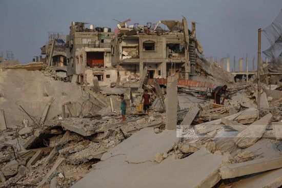 دمار فى مدينة جباليا دمار فى مدينة جباليا