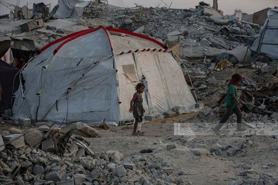 خيام على رام المبانى فى جباليا خيام على رام المبانى فى جباليا