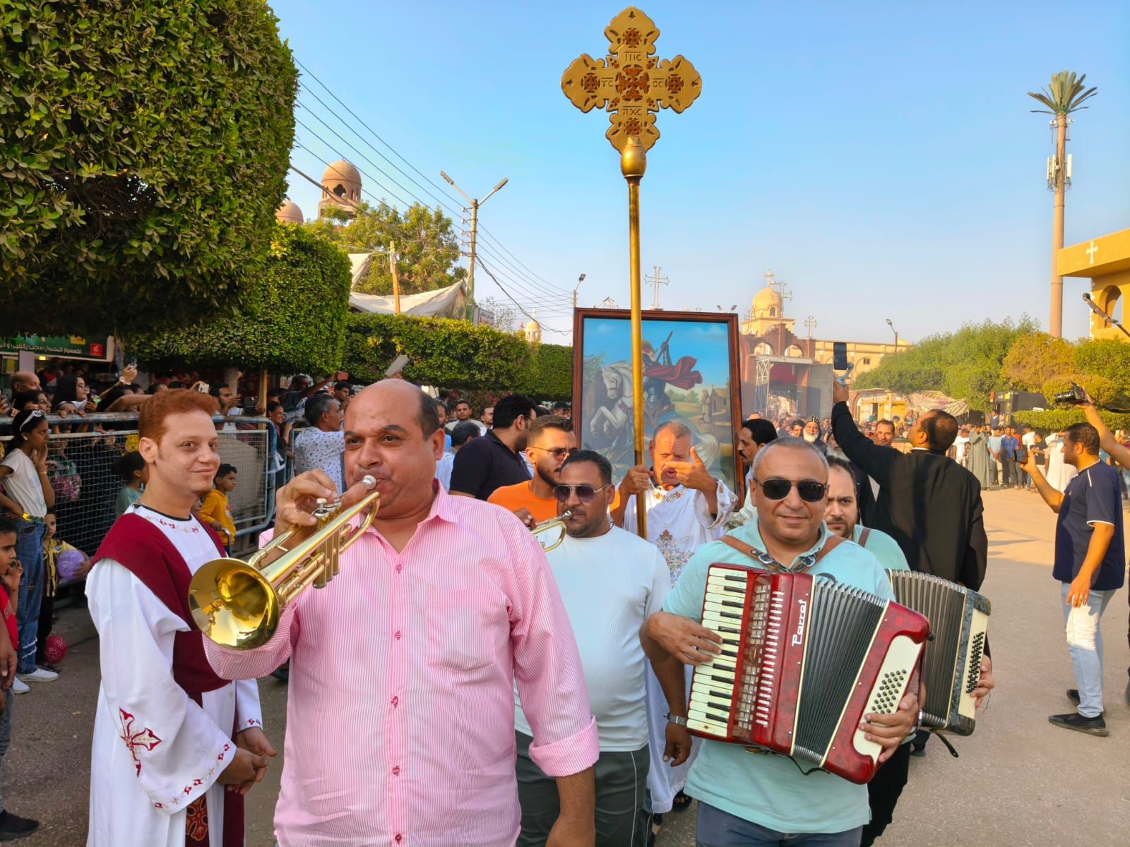 أولى فعاليات الإحتفال السنوي بالصلوات والتسابيح بالدير