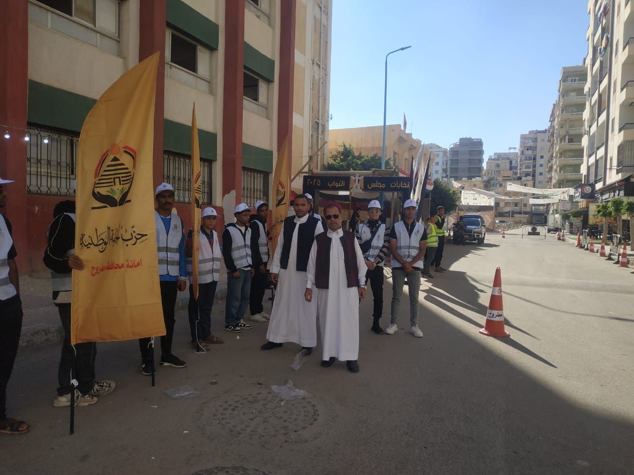 توافد الناخبين على لجان مطروح توافد الناخبين على لجان مطروح