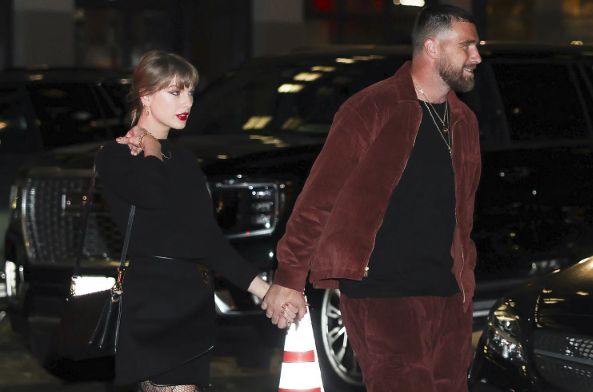 Taylor Swift and Travis Kelce