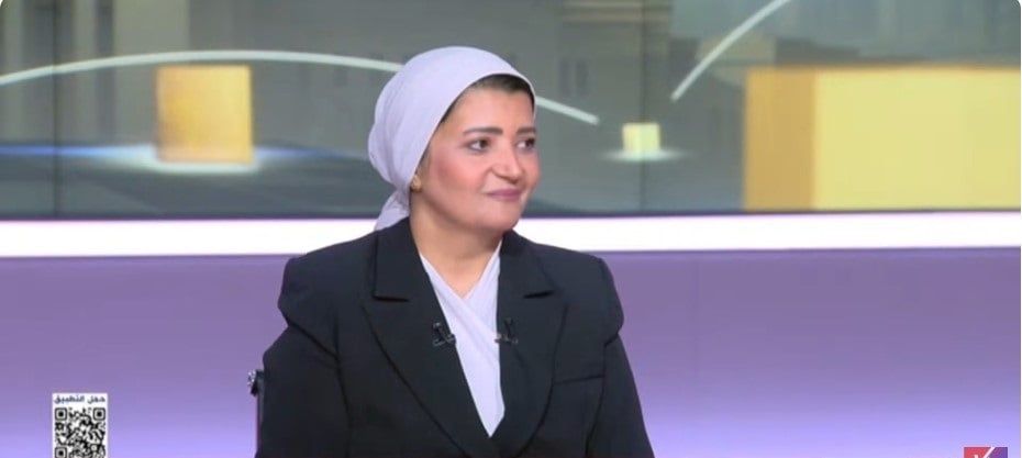 همت سلامة على شاشة اكسترا نيوز همت سلامة على شاشة اكسترا نيوز