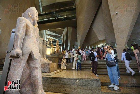 المتحف الكبير من الداخل (1)