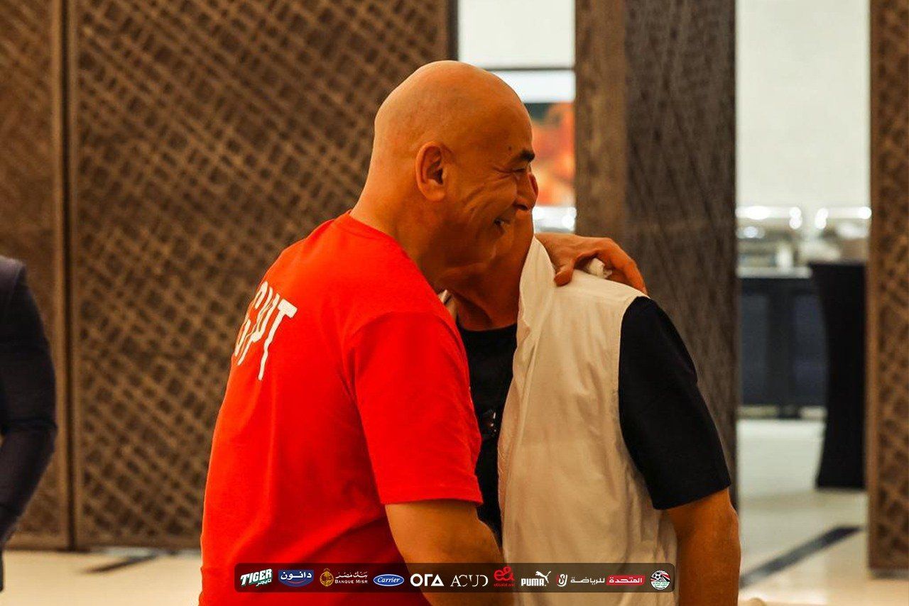 حسام حسن مع ابو ريدة