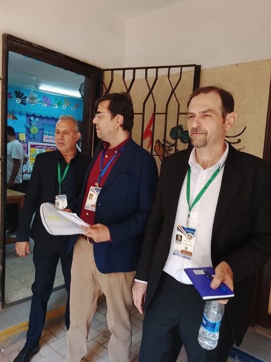 وفد من المتابعين الدوليين للمنظمة العربية لحقوق الانسان (2)