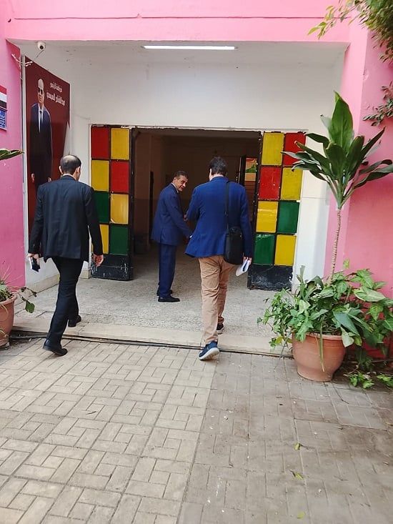 وفد من المتابعين الدوليين للمنظمة العربية لحقوق الانسان (3)