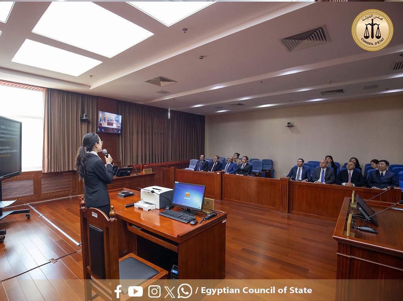 مجلس الدولة يعزز التعاون القضائي والتكنولوجي مع جمهورية الصين الشعبية (1)