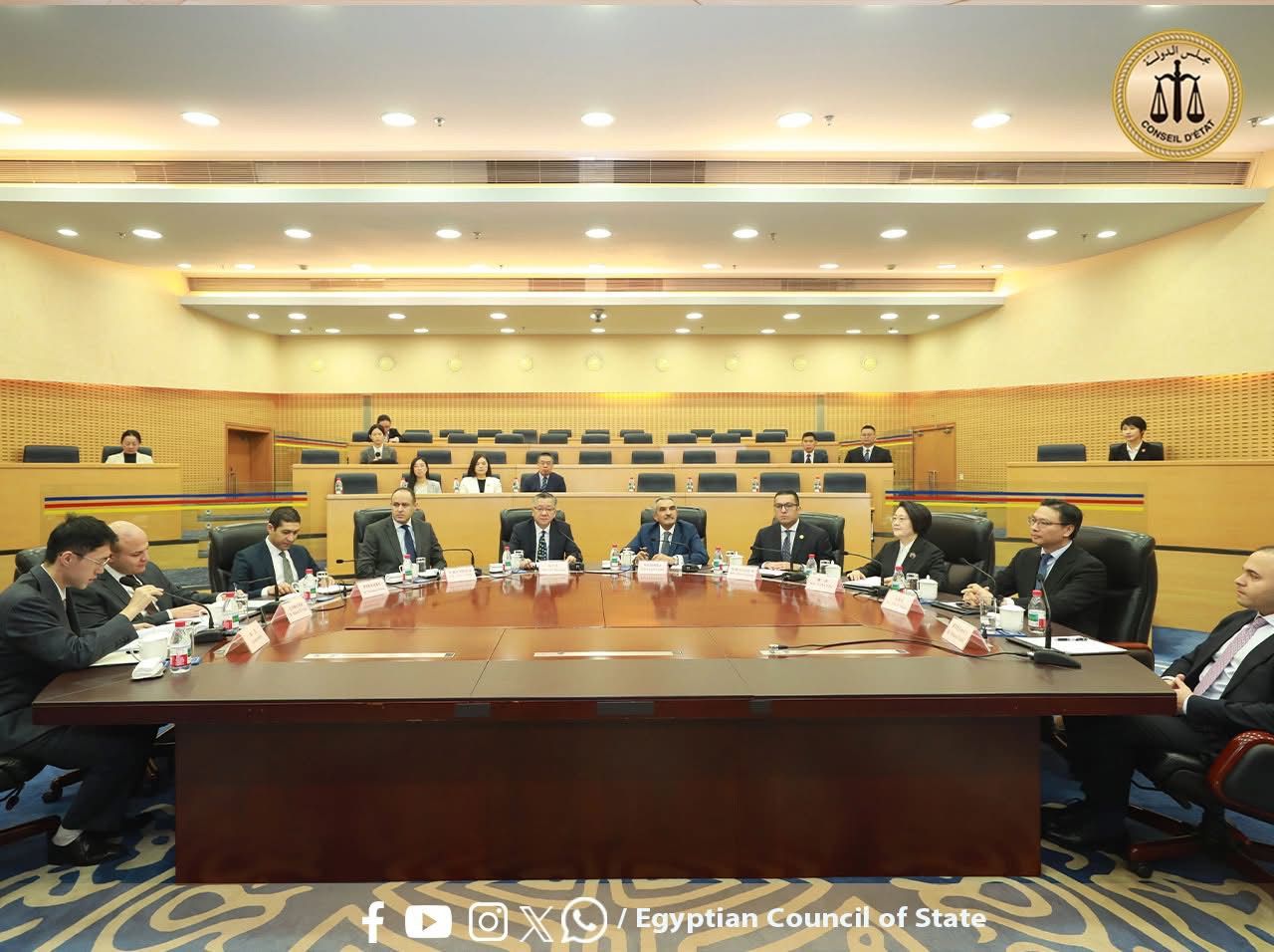 مجلس الدولة يعزز التعاون القضائي والتكنولوجي مع جمهورية الصين الشعبية (3)