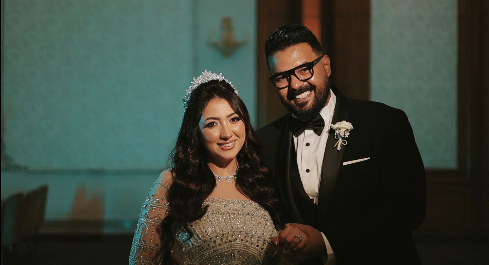 المخرج محمد العروسي والمطربة آية عبد الله