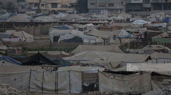 تكدس الخيام