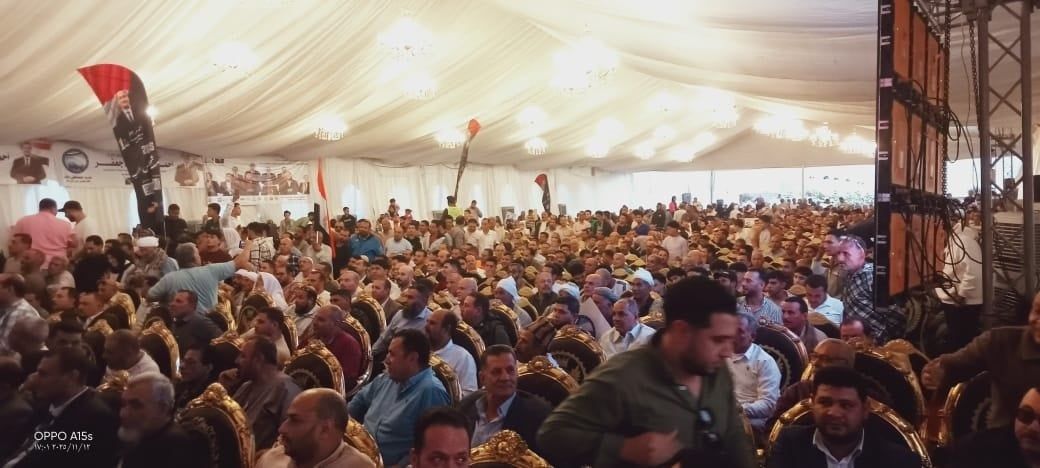 حضور جماهيري كبير بمؤتمر حزب مستقبل وطن