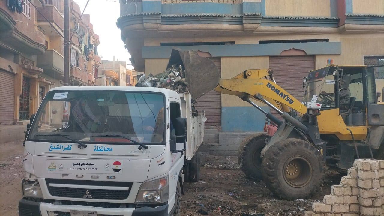 رفع المخلفات بمدينة فوه رفع المخلفات بمدينة فوه