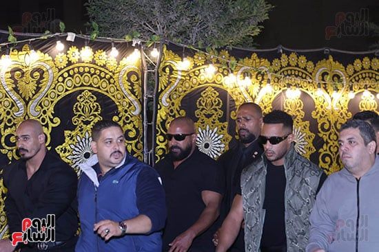 حضور محمد رمضان عزاء الليثى حضور محمد رمضان عزاء الليثى