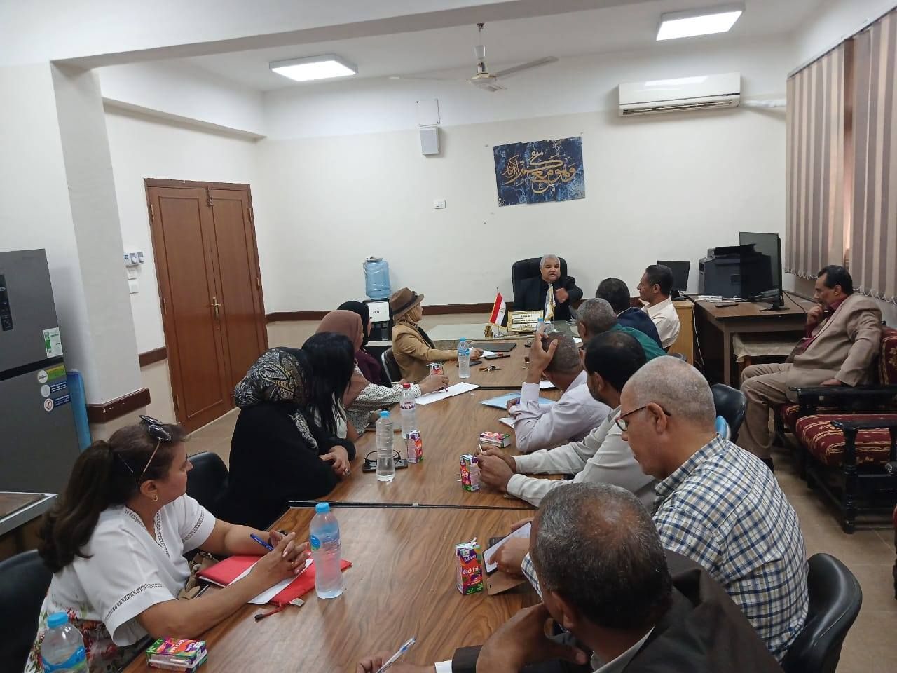 لقاءات لمناقشة الإستعدادات لإمتحانات الفصل الدراسي الأول بالأقصر لقاءات لمناقشة الإستعدادات لإمتحانات الفصل الدراسي الأول بالأقصر