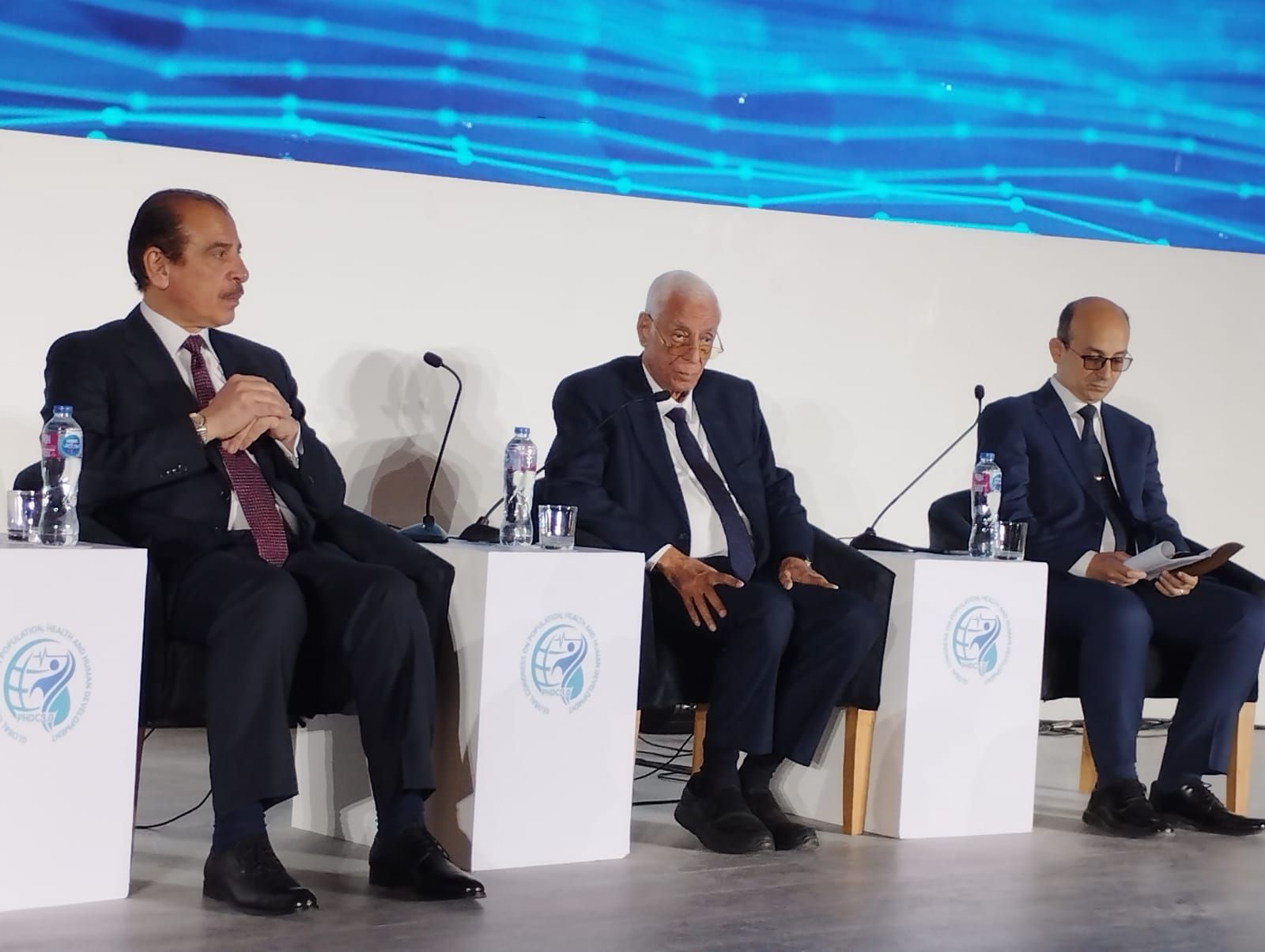 نائب رئيس الوزراء والدكتور حسام موافي والدكتور راضى حماد