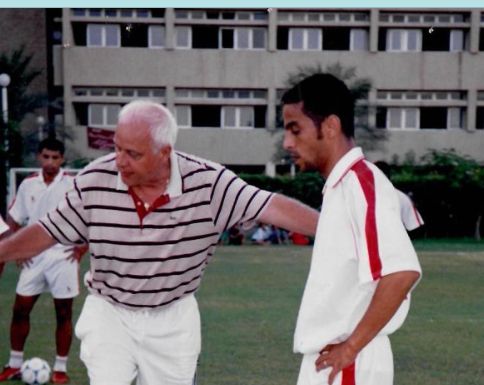 محمد صبري مع أتوفيستر مدرب الزمالك السابق محمد صبري مع أتوفيستر مدرب الزمالك السابق