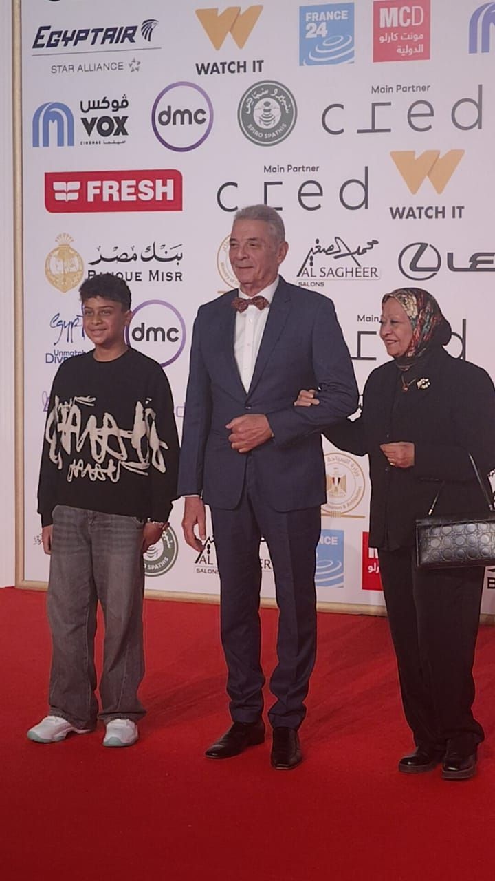 محمود حميدة وزوجته محمود حميدة وزوجته