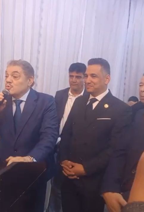 الدكتور السيد البدوي رئيس حزب الوفد الأسبق والمهندس باسم حجازي مرشح الحزب