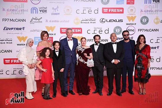 محمود حميدة ومحمد رضوان واسرتهما محمود حميدة ومحمد رضوان واسرتهما