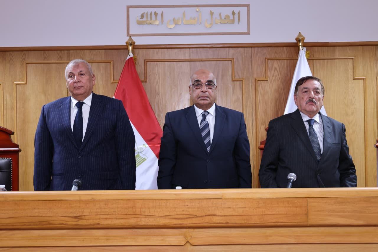 افتتاح مجمع محاكم الوادي الجديد افتتاح مجمع محاكم الوادي الجديد