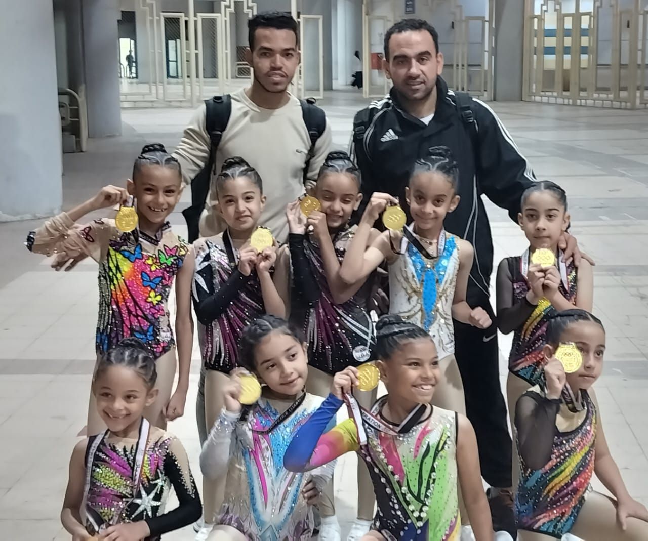 بطلات الأقصر في بطولة كأس مصر لجمباز الأيروبيك تحت 8 سنوات بطلات الأقصر في بطولة كأس مصر لجمباز الأيروبيك تحت 8 سنوات