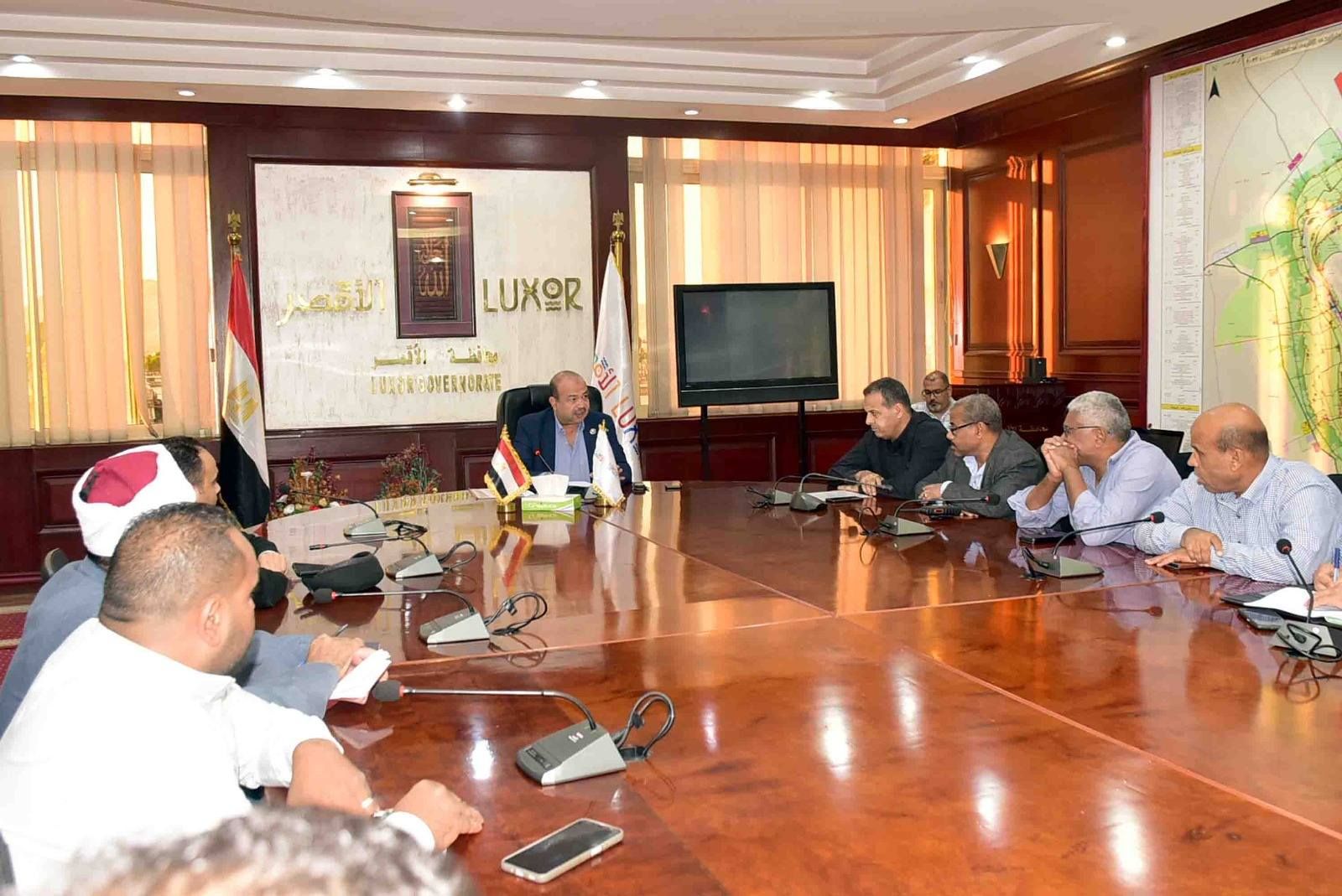 لقاءات للتجهيز لإحتفالية العيد القومى لمحافظة الأقصر لقاءات للتجهيز لإحتفالية العيد القومى لمحافظة الأقصر