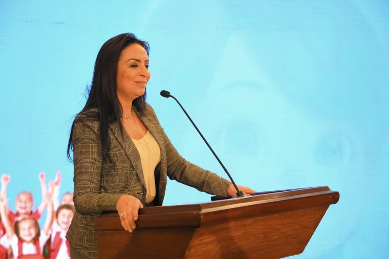 وزيرة التضامن الاجتماعى خلال أعمال جلسات العمل الحوارية وزيرة التضامن الاجتماعى خلال أعمال جلسات العمل الحوارية