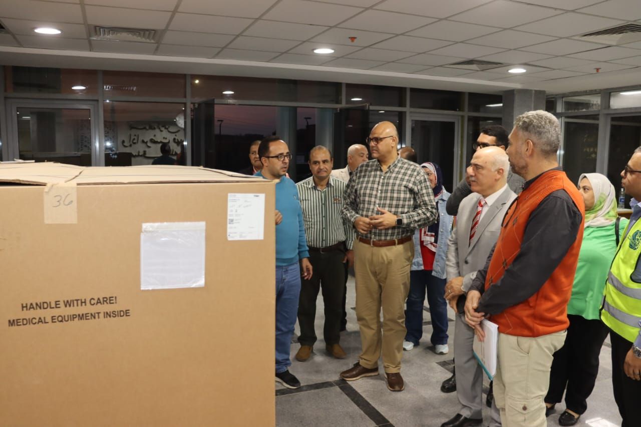 محافظ القليوبية يتابع توريد الأجهزة الطبية محافظ القليوبية يتابع توريد الأجهزة الطبية