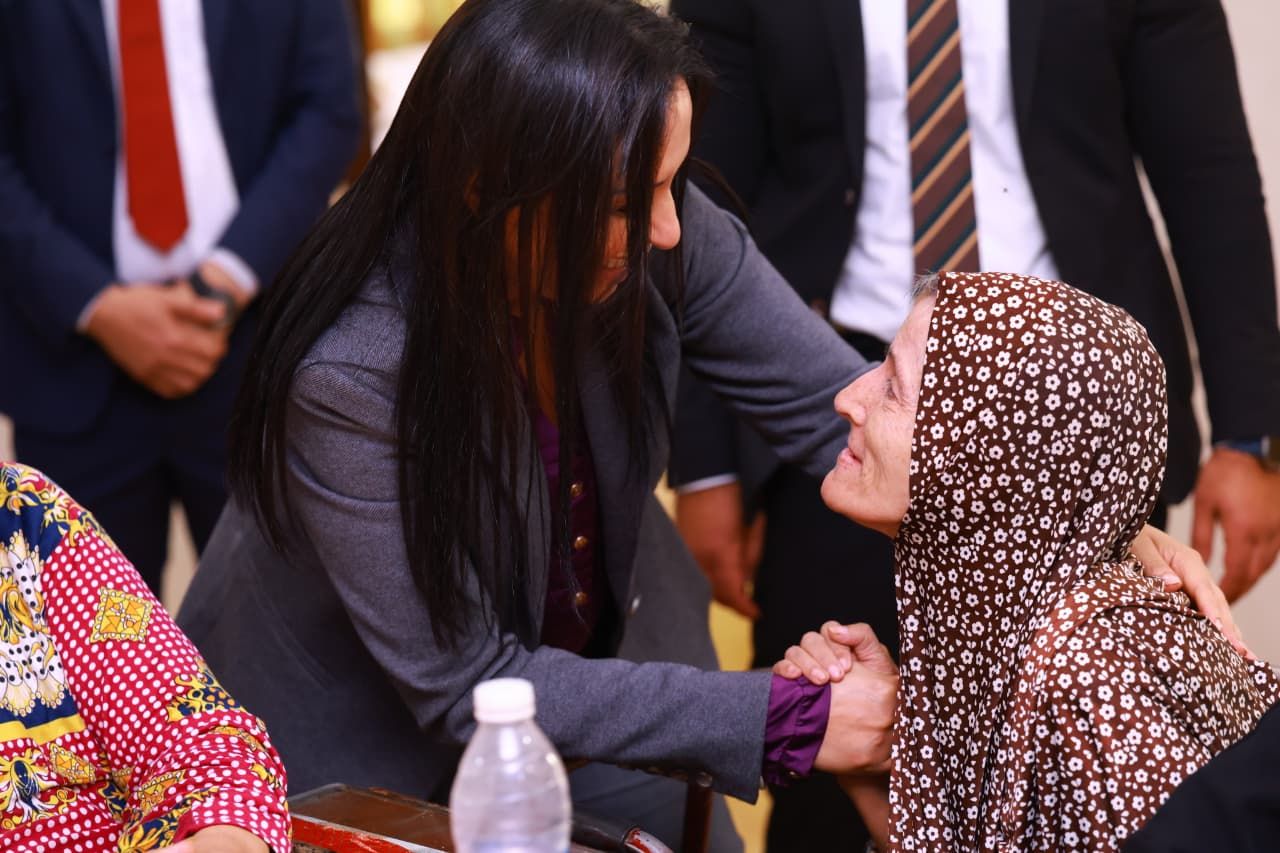 وزيرة التضامن على المسنين بالفيوم وزيرة التضامن على المسنين بالفيوم