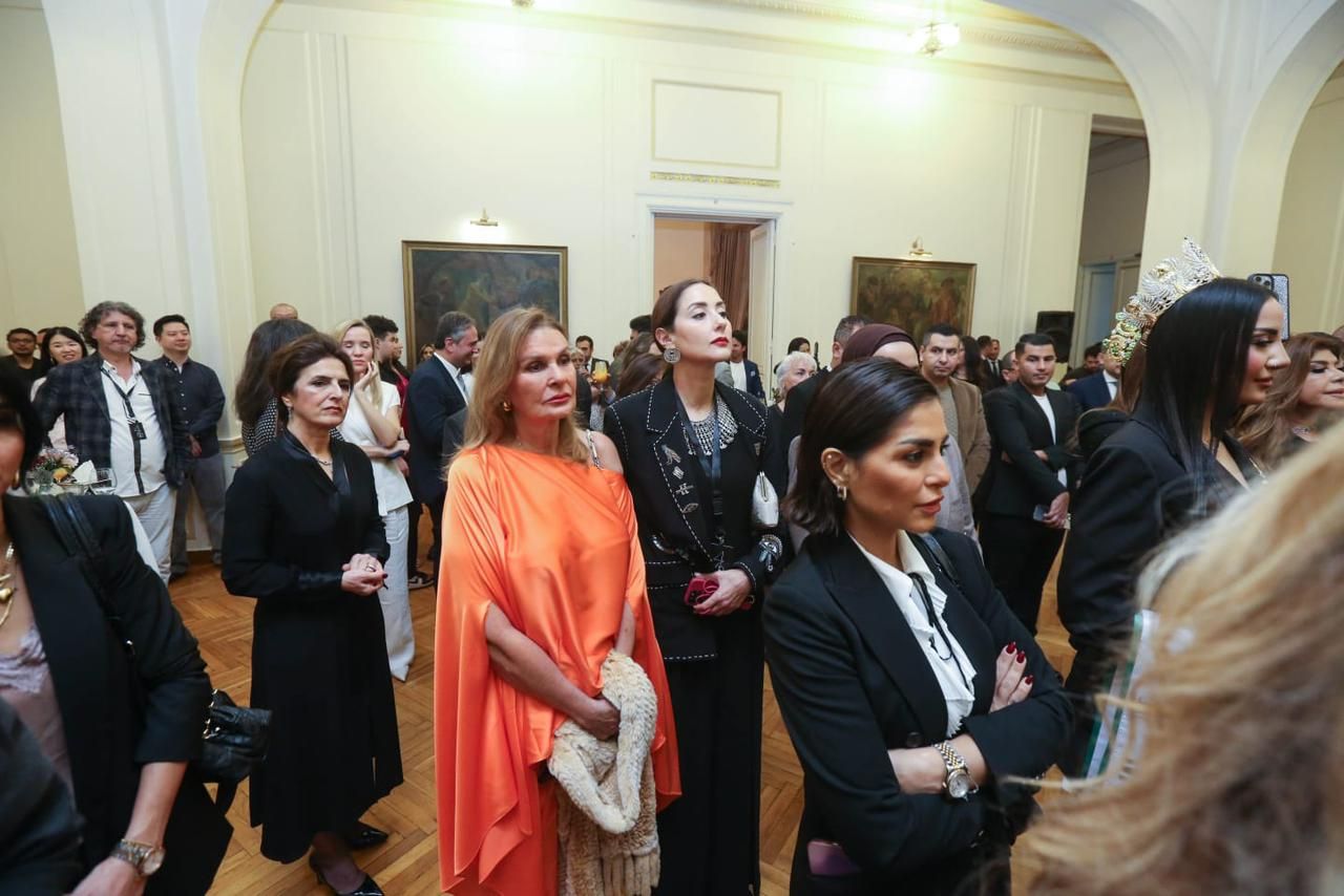 يسرا فى منزل سفير تركيا