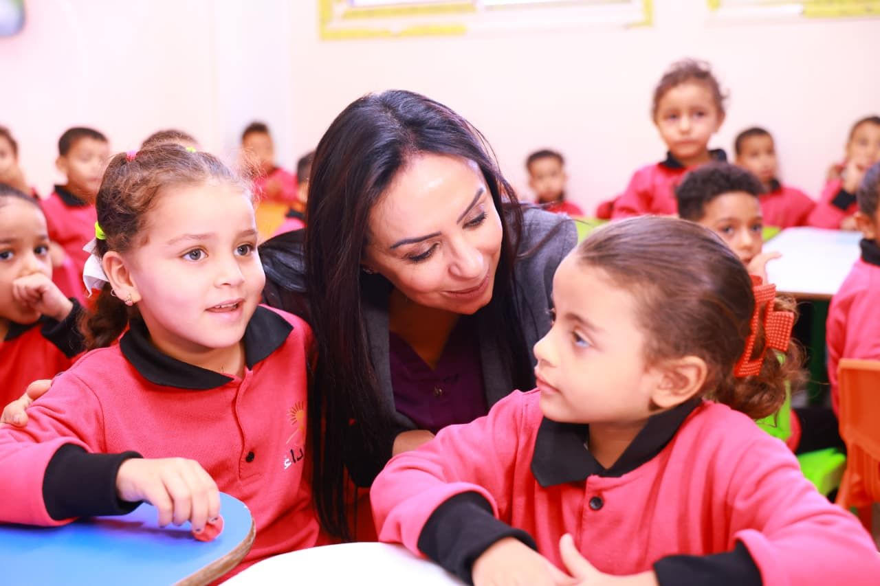 وزيرة التضامن خلال تفقد الحضانة وزيرة التضامن خلال تفقد الحضانة