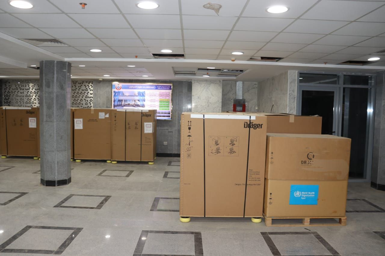 الأجهزة الطبية تصل المستشفى الأجهزة الطبية تصل المستشفى