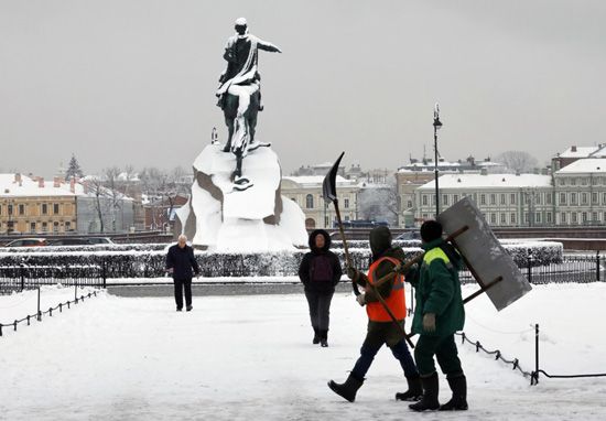 الثلوج فى روسيا (2)