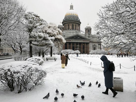 الثلوج فى روسيا (4)