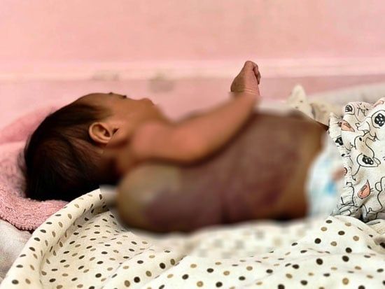 الطفلة الرضيعة حبيبة أبو رضوان الطفلة الرضيعة حبيبة أبو رضوان