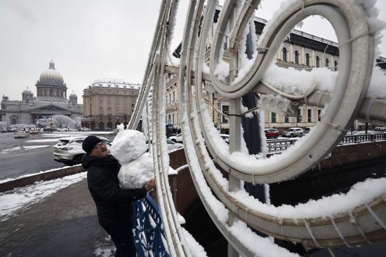 الثلوج فى روسيا (10)