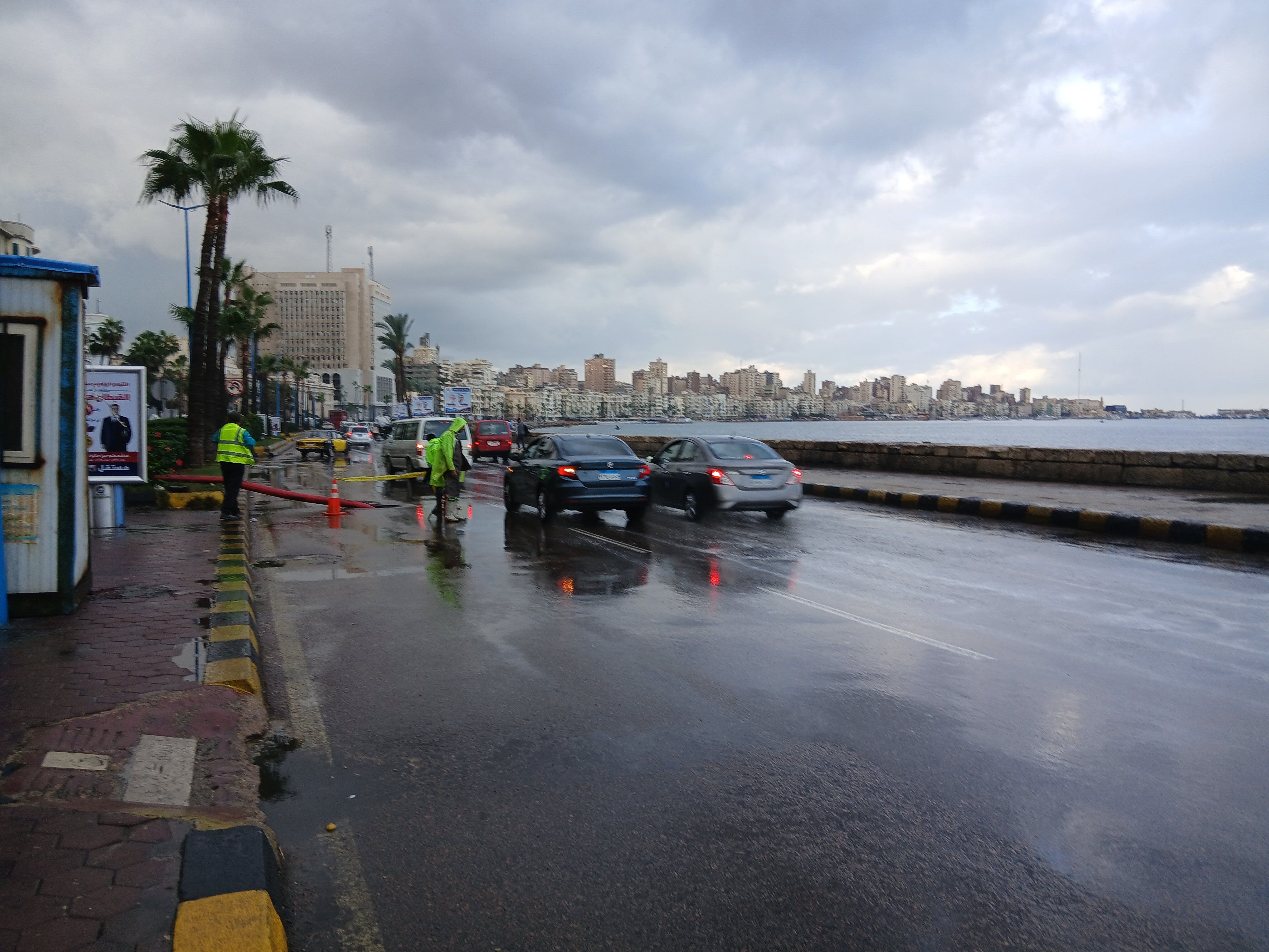 امطار وسحب منخفضة في الإسكندرية امطار وسحب منخفضة في الإسكندرية