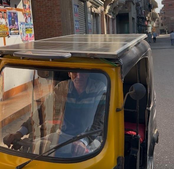 أول توك توك يعمل بالطاقة النظيفة يظهر بالدقهلية أول توك توك يعمل بالطاقة النظيفة يظهر بالدقهلية