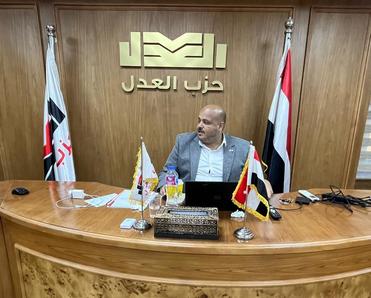 غرفة العمليات المركزية بحزب العدل (2) غرفة العمليات المركزية بحزب العدل (2)