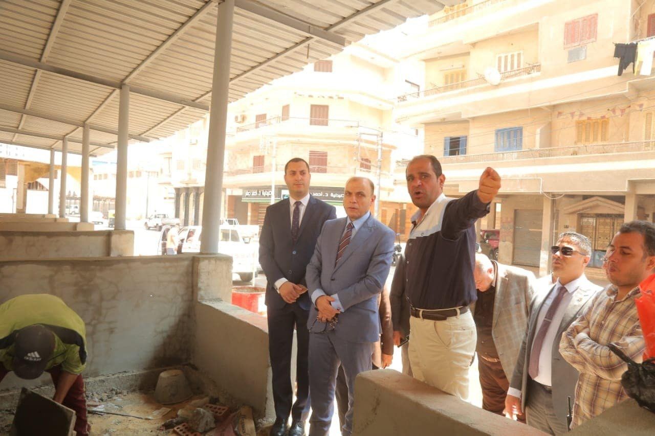 محافظ كفر الشيخ يتفقد مواقع إنشاء الأسواق محافظ كفر الشيخ يتفقد مواقع إنشاء الأسواق