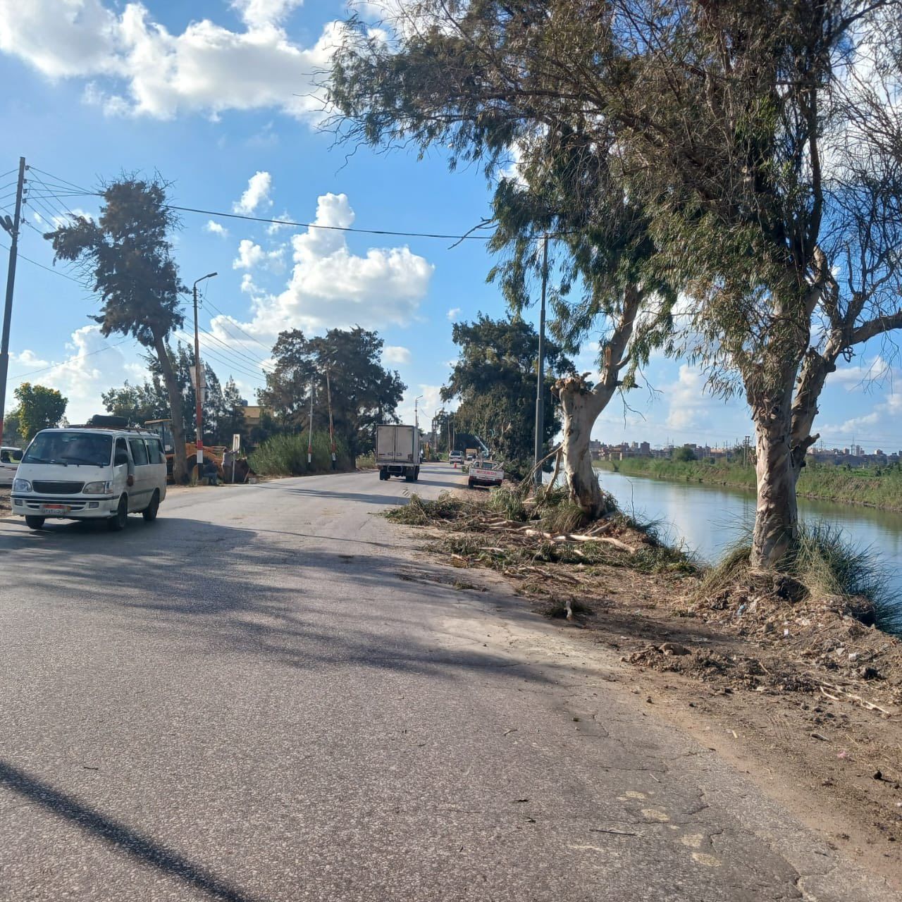 تهيئة الطرق لمنع الحوادث بكفر الشيخ تهيئة الطرق لمنع الحوادث بكفر الشيخ